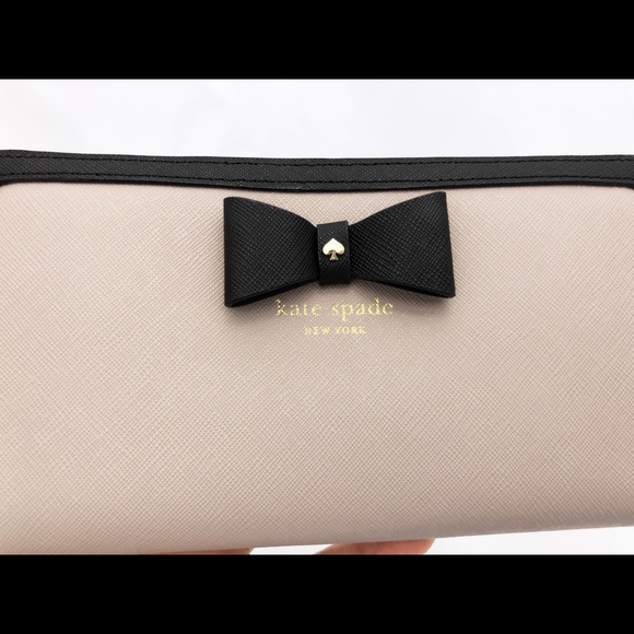 Kate spade hazel court Lacey zip around wallet bow - Picture 2 of 7